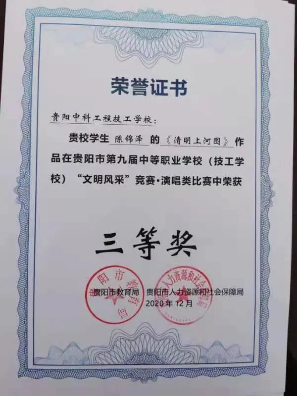 2020年贵阳市第九届文明风采